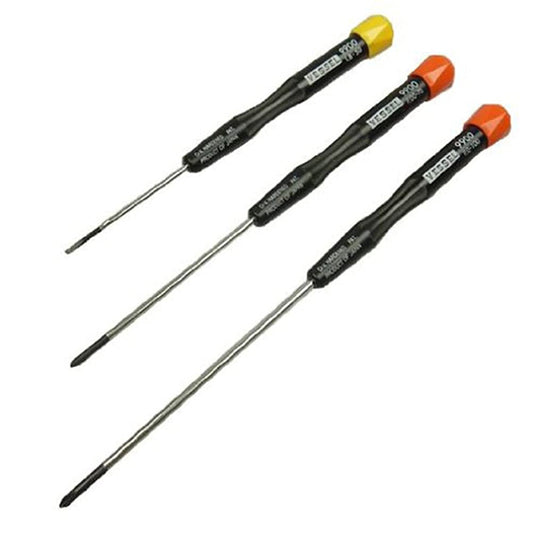 VESSEL Micro Screwdriver Set, 3-piece set, for precision screws, +00 / +0 / -1.8