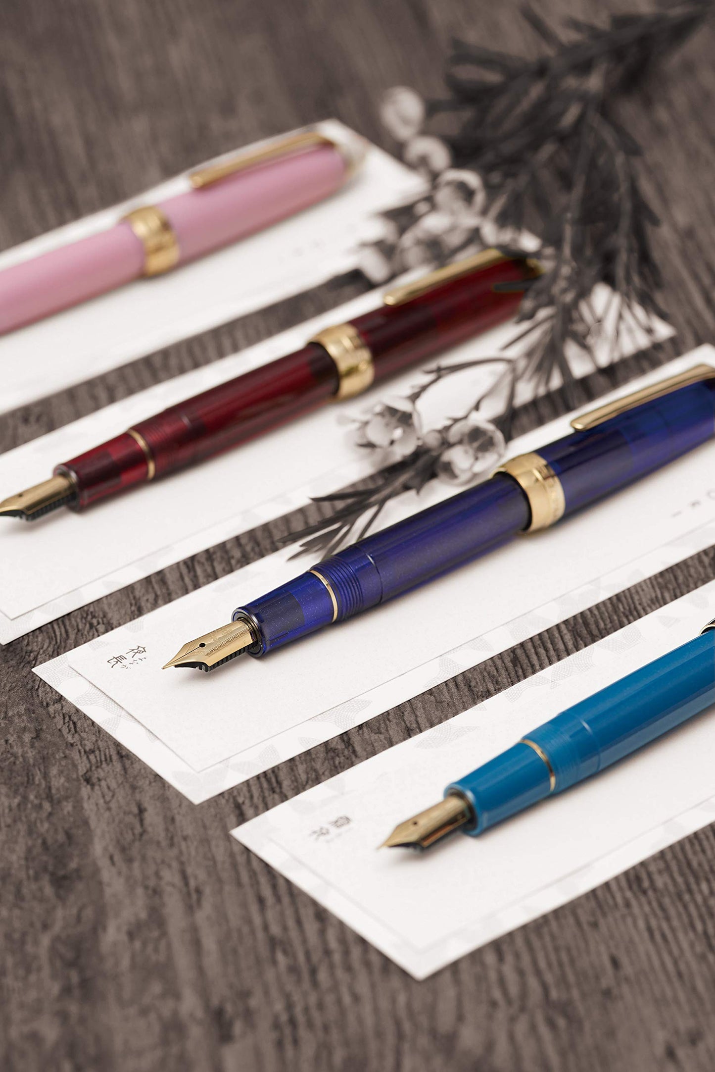 Sailor Fountain Pen, Shikiori Moonlit Water Surface, Frosty Night, Fine Nib, 11-